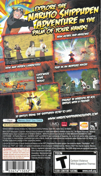 Naruto Shippuden Legends: Akatsuki Rising — PlayStation Portable (PSP) - for just $16.99! 