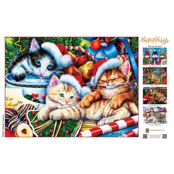 Happy Holidays - Holiday Treasures 300 Piece EZ Grip Jigsaw Puzzle - for just $14.99! 