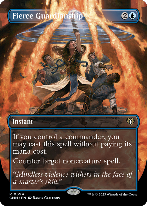 Fierce Guardianship (CMM-694) - Commander Masters (Borderless) - for just $21.76! 
