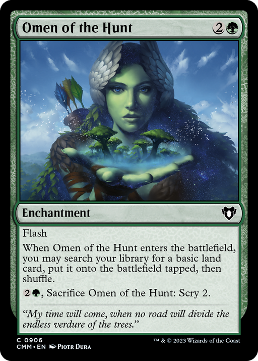 Omen of the Hunt [Commander Masters] - Just $0.10! Shop now at Retro Gaming of Denver