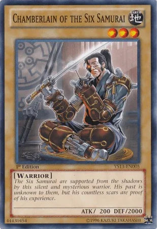Chamberlain of the Six Samurai [YS13-EN005] Common - for just $0.10! 