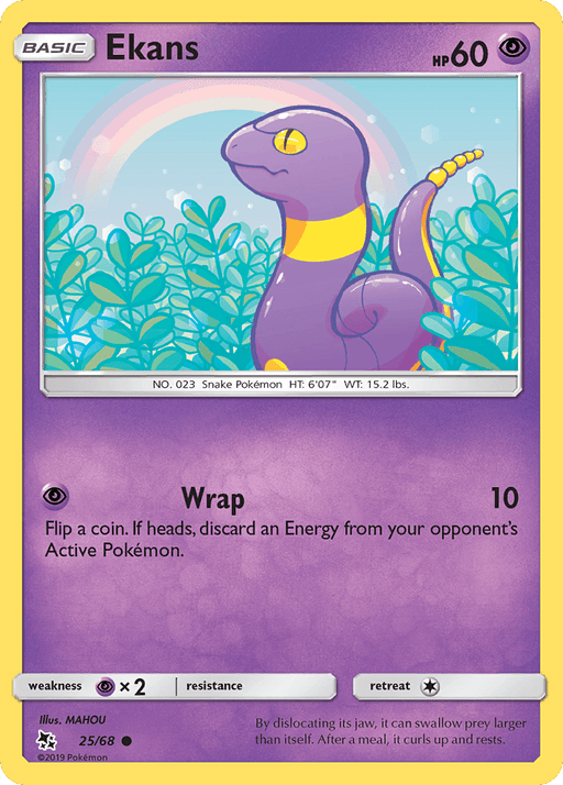 Ekans (25/68) [Sun & Moon: Hidden Fates] - for just $0.10! 