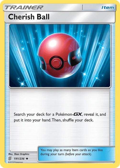 Cherish Ball (191/236) [Sun & Moon: Unified Minds] - for just $0.15! 
