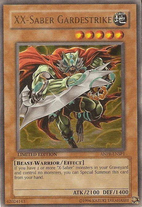 XX-Saber Gardestrike [ANPR-ENSP1] Ultra Rare - for just $0.65! 