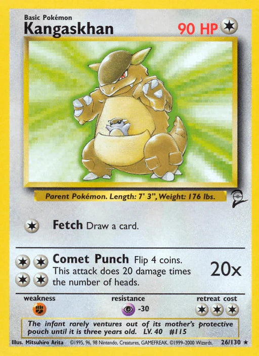 Kangaskhan (26/130) [Base Set 2] - for just $1.85! 
