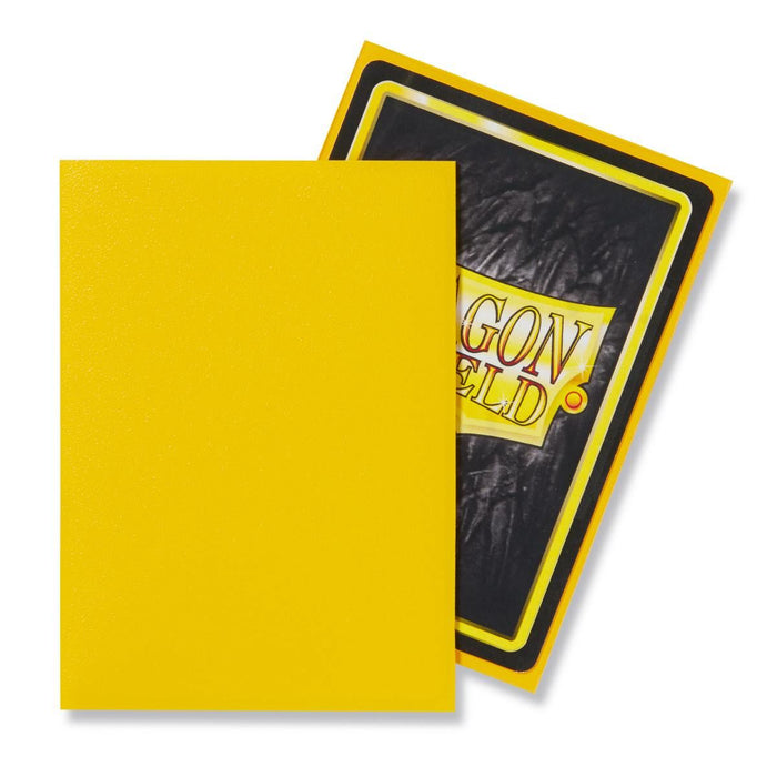 Dragon Shield: Standard 100ct Sleeves - Yellow (Matte) - Just $8.95! Shop now at Retro Gaming of Denver