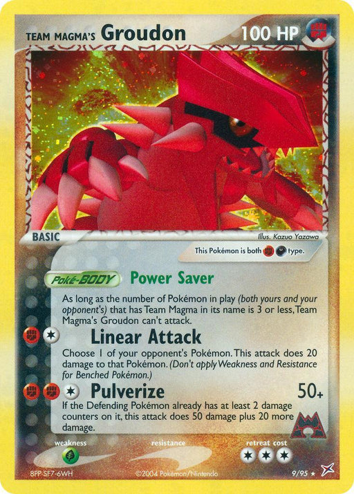 Team Magma's Groudon (9/95) (Theme Deck Exclusive) [EX: Team Magma vs Team Aqua] - for just $4.65! 