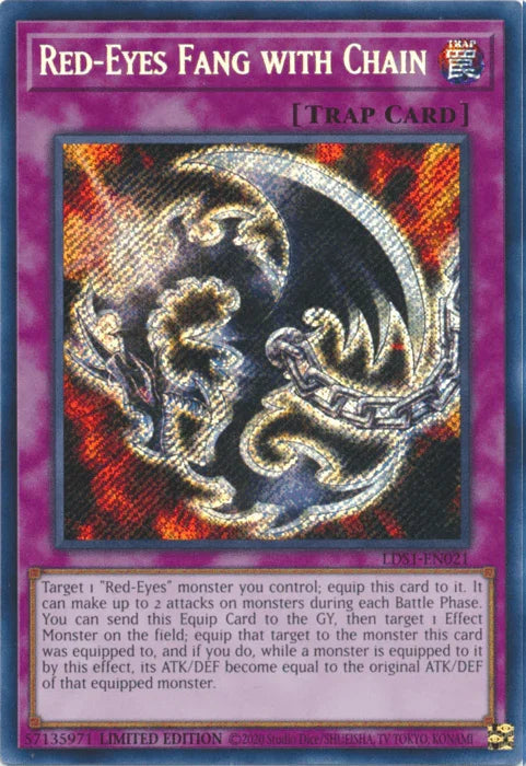 Red-Eyes Fang with Chain [LDS1-EN021] Secret Rare - for just $5.05! 