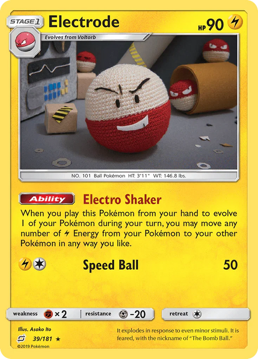 Electrode (39/181) [Sun & Moon: Team Up] - for just $10.90! 