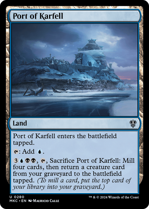 Port of Karfell (MKC-280) - Murders at Karlov Manor Commander - for just $0.06! 