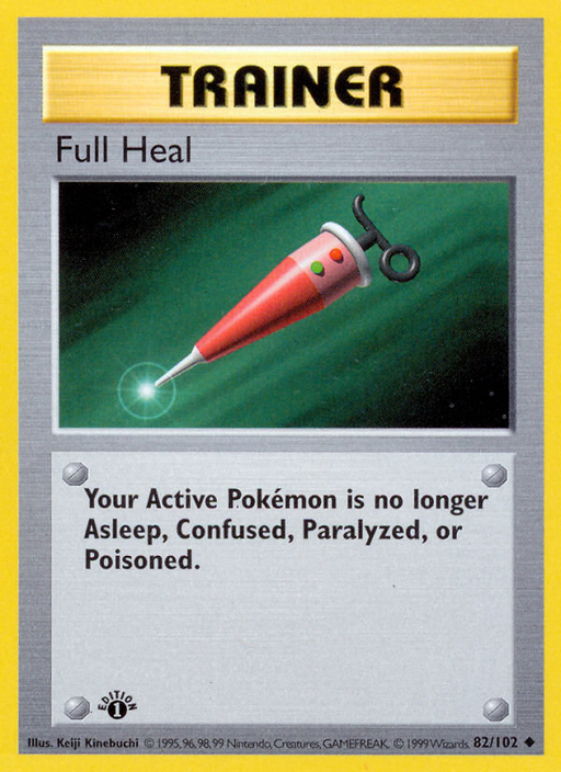 Full Heal (82/102) (Shadowless) [Base Set 1st Edition] - Just $2.10! Shop now at Retro Gaming of Denver