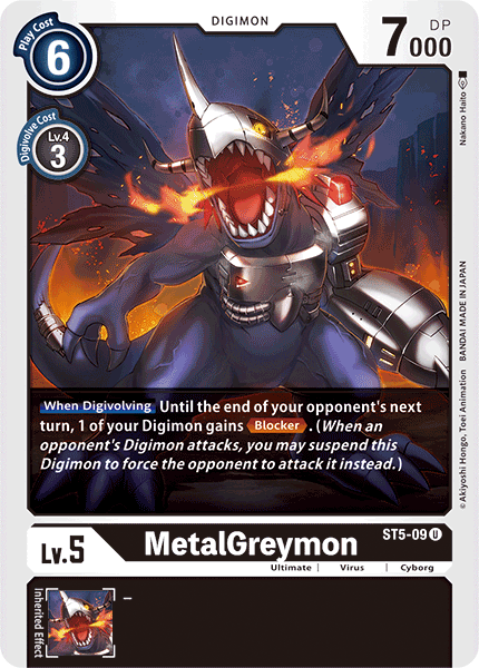 MetalGreymon [ST5-09] [Starter Deck: Machine Black] - Just $0.09! Shop now at Retro Gaming of Denver