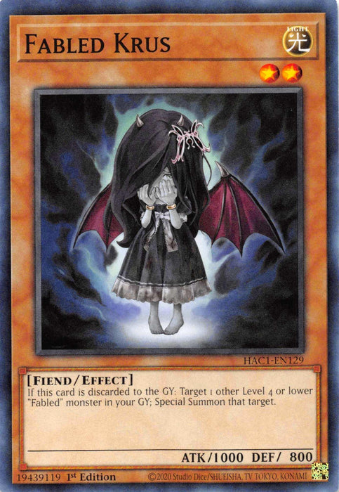 Fabled Krus [HAC1-EN129] Common - for just $0.15! 
