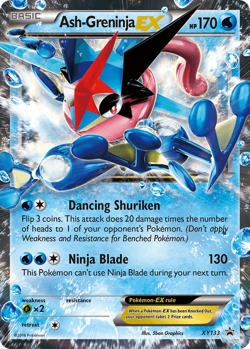 Ash-Greninja EX (XY133) [XY: Black Star Promos] - for just $22.95! 