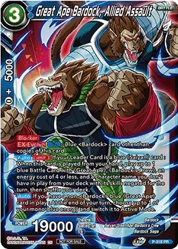 Great Ape Bardock, Allied Assault (P-318) [Tournament Promotion Cards] - for just $0.15! 