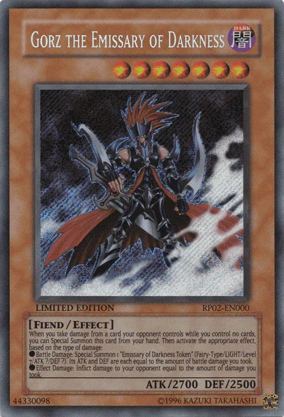 Gorz the Emissary of Darkness [RP02-EN000] Secret Rare - for just $4.85! 