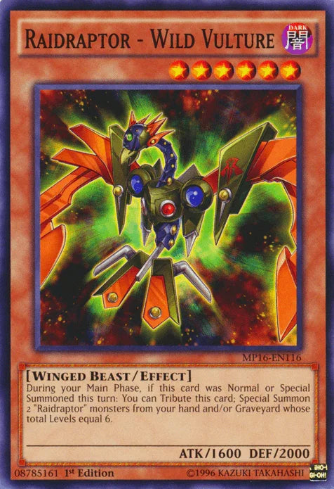 Raidraptor - Wild Vulture [MP16-EN116] Common - for just $0.10! 