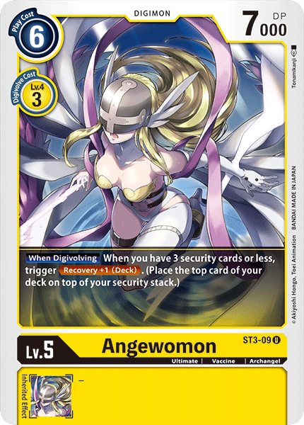 Angewomon [ST3-09] [Starter Deck: Heaven's Yellow] - Just $0.10! Shop now at Retro Gaming of Denver