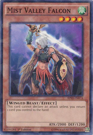 Mist Valley Falcon [BP03-EN074] Shatterfoil Rare - for just $0.10! 