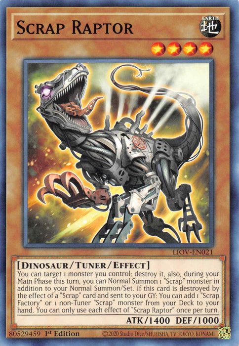 Scrap Raptor [LIOV-EN021] Common - for just $0.10! 