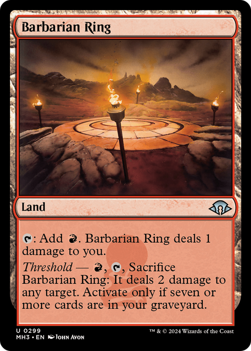 Barbarian Ring (MH3-299) - Modern Horizons 3 - for just $0.08! 