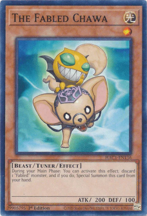 The Fabled Chawa (Duel Terminal) [HAC1-EN136] Common - for just $0.20! 