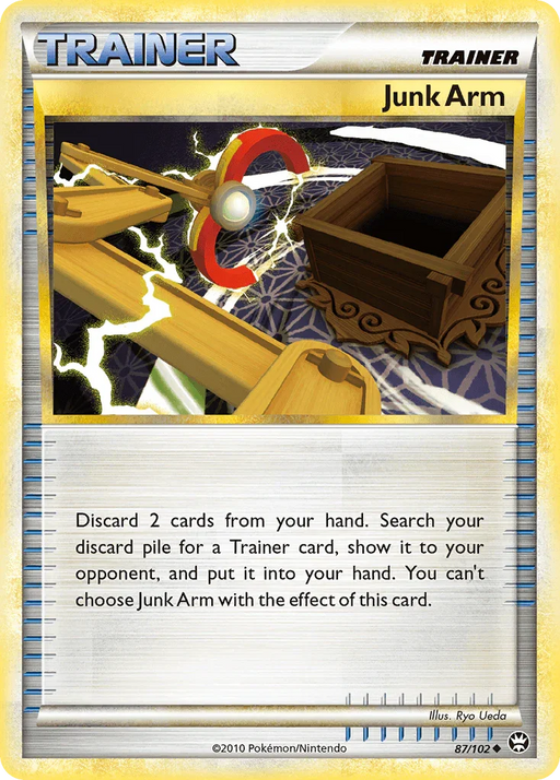 Junk Arm (87/102) [HeartGold & SoulSilver: Triumphant] - for just $1.25! 