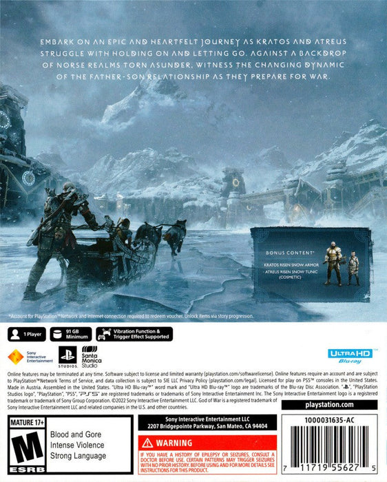 God of War: Ragnarok [Launch Edition] – PlayStation 5 (PS5) - for just $27.99! 
