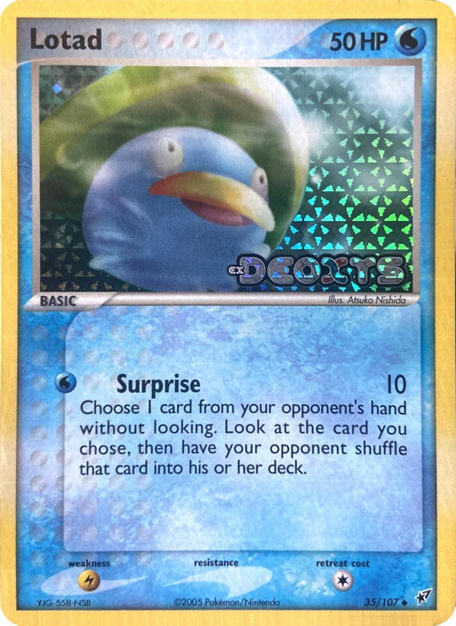 Lotad (35/107) (Stamped) [EX: Deoxys] - for just $7.05! 