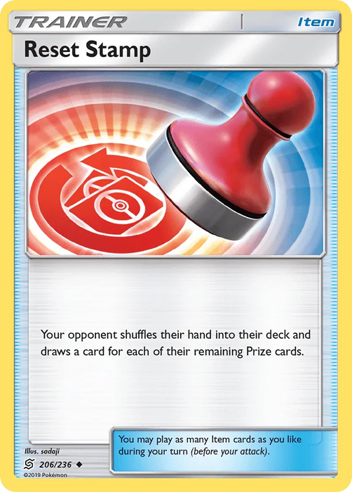 Reset Stamp (206/236) [Sun & Moon: Unified Minds] - for just $0.10! 
