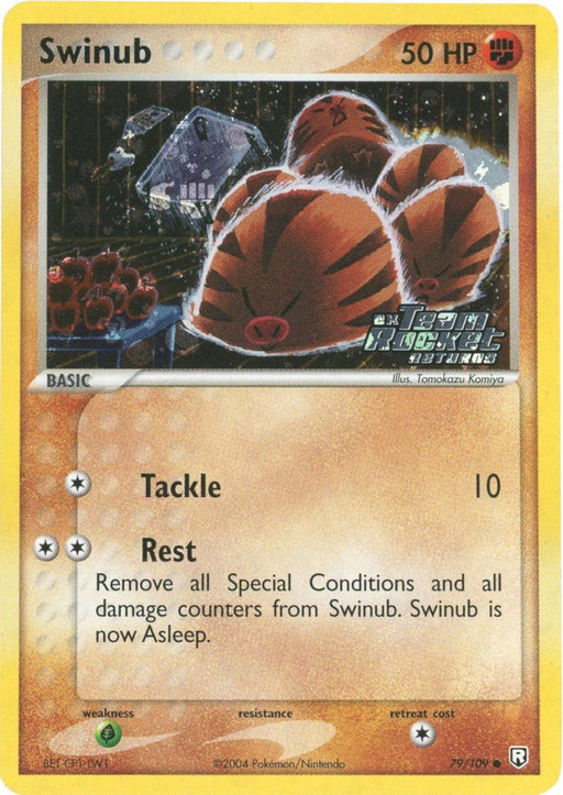 Swinub (79/109) (Stamped) [EX: Team Rocket Returns] - for just $31.90! 