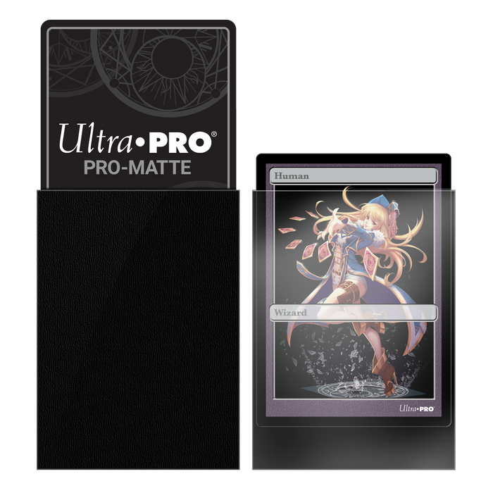 Ultra PRO: Small 60ct Sleeves - PRO-Matte (Black) - Just $0! Shop now at Retro Gaming of Denver