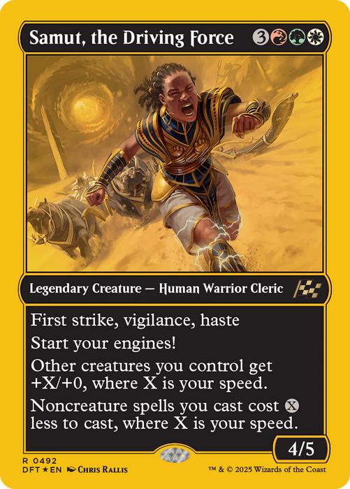 Samut, the Driving Force (DFT-492) - Aetherdrift Foil - for just $0.32! 