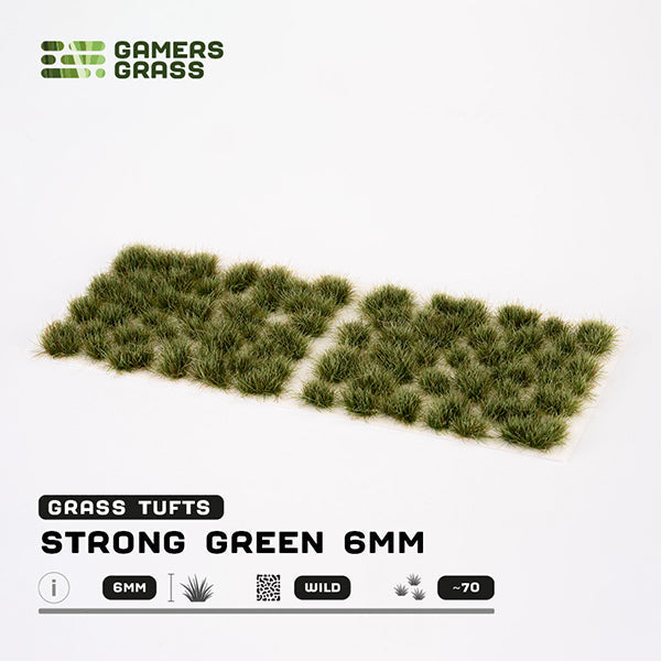 Gamers Grass Tufts: Strong Green 6mm - Wild - for just $8.99! 