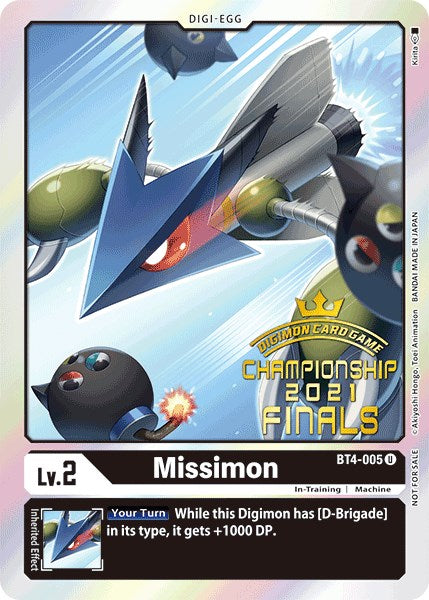 Missimon [BT4-005] (2021 Championship Finals Event Pack Alt-Art Gold Stamp Set) [Great Legend Promos] - Just $21! Shop now at Retro Gaming of Denver