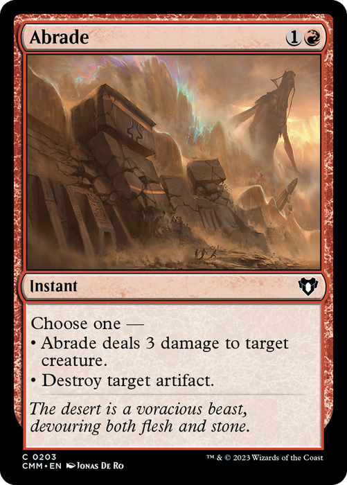 Abrade (CMM-203) - Commander Masters - for just $0.07! 