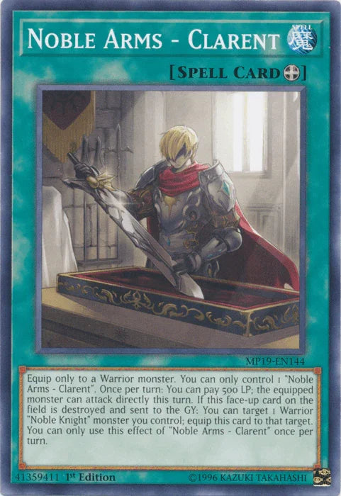 Noble Arms - Clarent [MP19-EN144] Common - for just $0.10! 