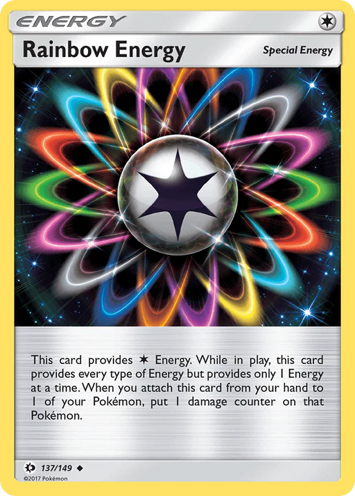 Rainbow Energy (137/149) [Sun & Moon: Base Set] - for just $0.15! 