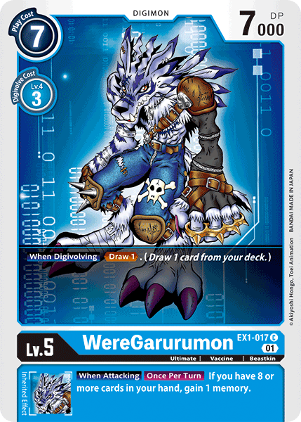 WereGarurumon [EX1-017] [Classic Collection] - Just $0.09! Shop now at Retro Gaming of Denver