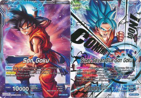 Son Goku // Super Saiyan Blue Son Goku (Hot Stamped) (BT1-030) [Promotion Cards] - for just $7.45! 