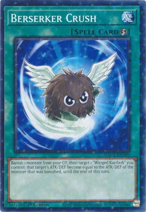 Berserker Crush (Duel Terminal) [HAC1-EN169] Common - for just $0.20! 