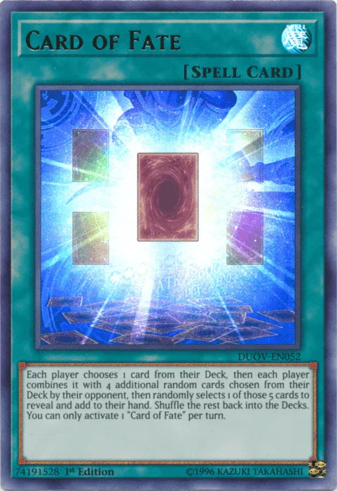 Card of Fate [DUOV-EN052] Ultra Rare - for just $0.10! 