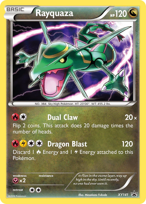 Rayquaza (XY141) [XY: Black Star Promos] - for just $12.90! 