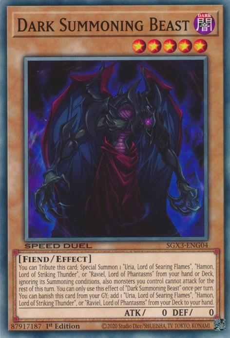 Dark Summoning Beast [SGX3-ENG04] Common - for just $0.10! 
