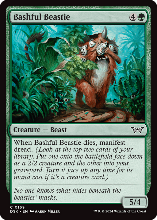 Bashful Beastie (DSK-169) - Duskmourn: House of Horror Foil - for just $0.02! 