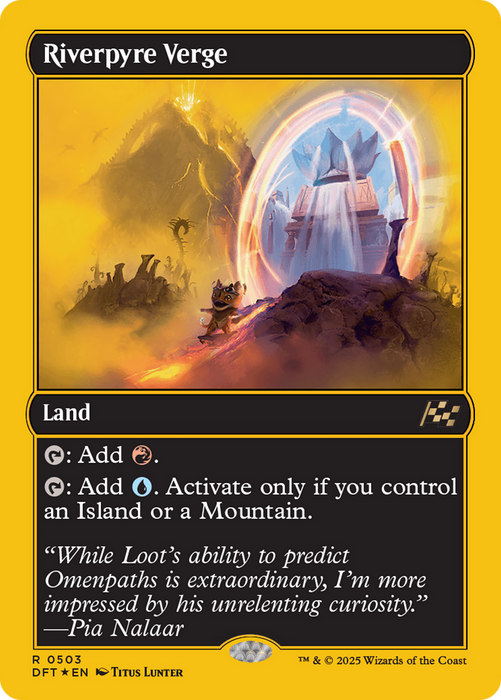 Riverpyre Verge (DFT-503) - Aetherdrift Foil - for just $8.64! 