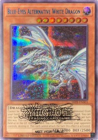 Blue-Eyes Alternative White Dragon [SBPR-EN003] Secret Rare - for just $150! 