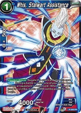 Whis, Stalwart Assistance (Unison Warrior Series Boost Tournament Pack Vol. 7) (P-368) [Tournament Promotion Cards] - for just $0.85! 
