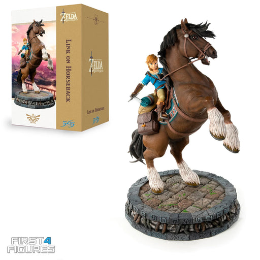 Breath of the Wild: Link On Horseback 22" Premium Resin Statue – Figure - for just $724.99! 