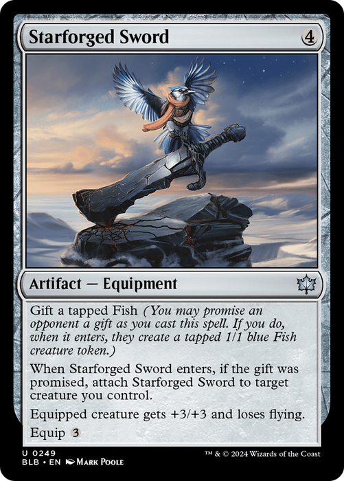 Starforged Sword (BLB-249) - Bloomburrow - for just $0.04! 